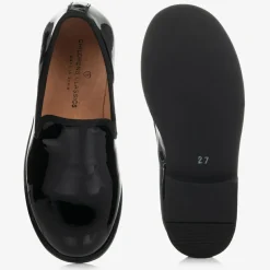 Childrens Classics Black Patent Leather Loafers Sale