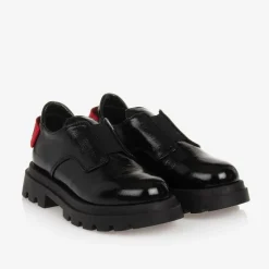 Moschino Black Patent Leather Loafers Online