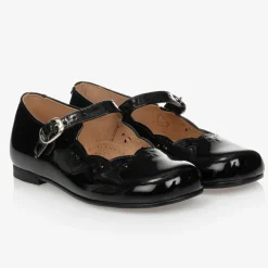Childrens Classics Black Patent Leather Shoes Hot