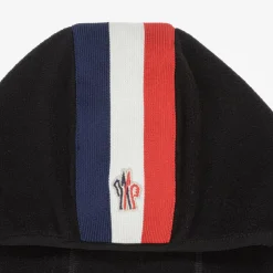 Moncler Enfant Black Polar Fleece Balaclava Clearance