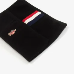 Moncler Enfant Black Polar Fleece Snood Sale