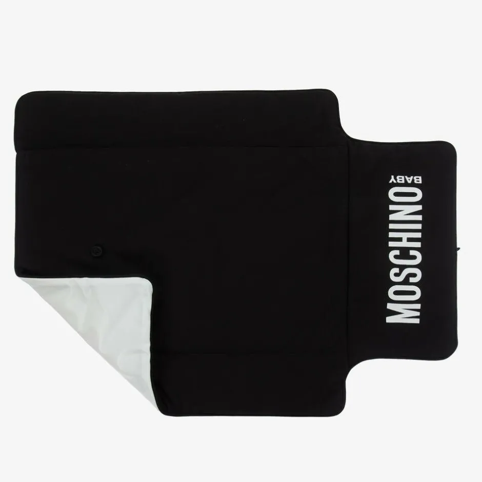 Moschino Baby Black Quilted Changing Bag (34cm) Hot