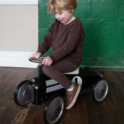 Vilac Black Ride-On Vintage Car (76cm) New