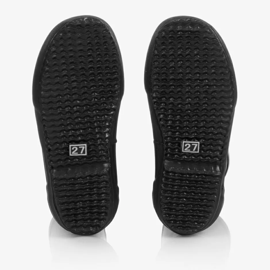 CeLaVi Black Rubber Rain Boots New