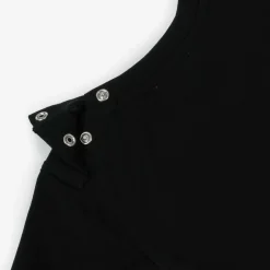 Burberry Black Script Logo Cotton Baby T-Shirt Sale