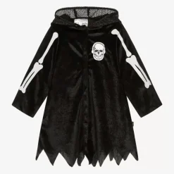 Souza Black Skeleton Costume Cape Hot