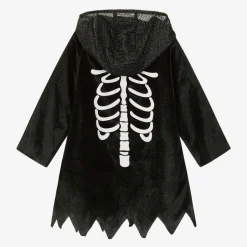 Souza Black Skeleton Costume Cape Hot