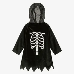 Souza Black Skeleton Costume Cape Hot