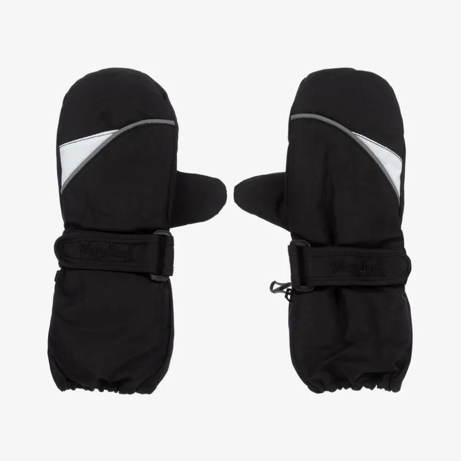 Playshoes Black Ski Mittens Best