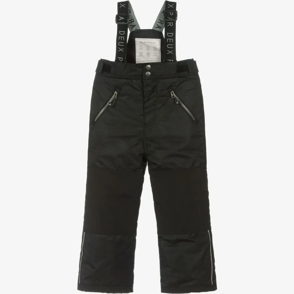 Deux par Deux Black Ski Salopettes Online