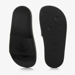 Moncler Enfant Black Sliders Clearance