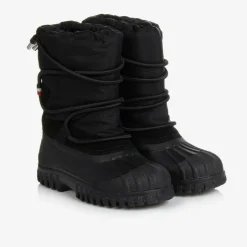 Moncler Enfant Black Snow Boots Clearance