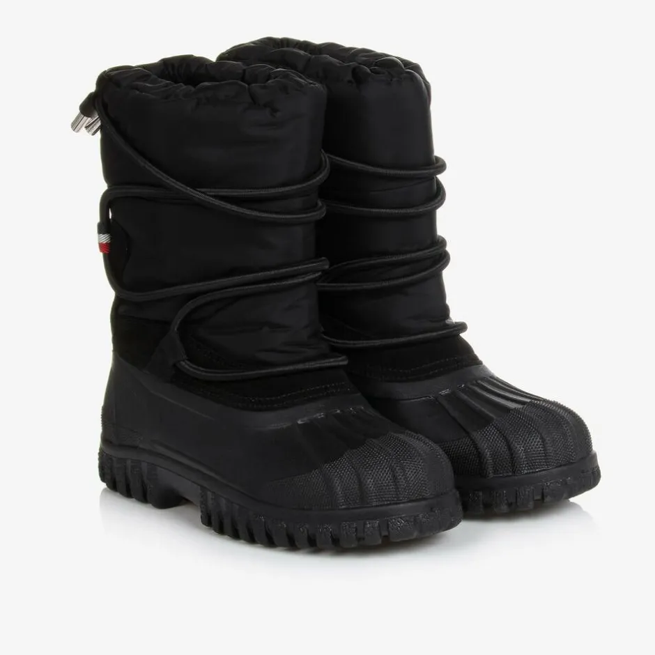 Moncler Enfant Black Snow Boots Clearance