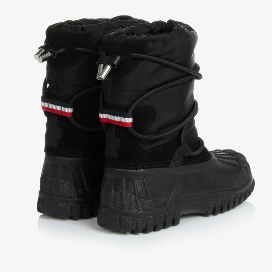 Moncler Enfant Black Snow Boots Clearance