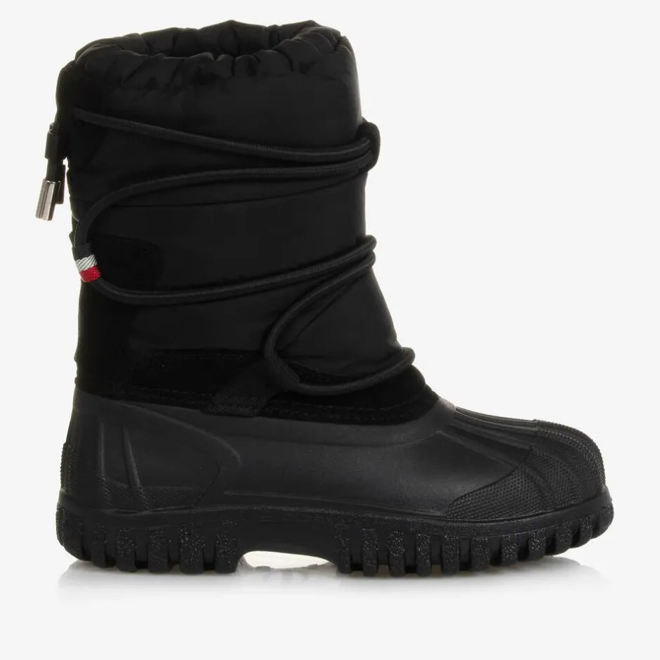 Moncler Enfant Black Snow Boots Clearance