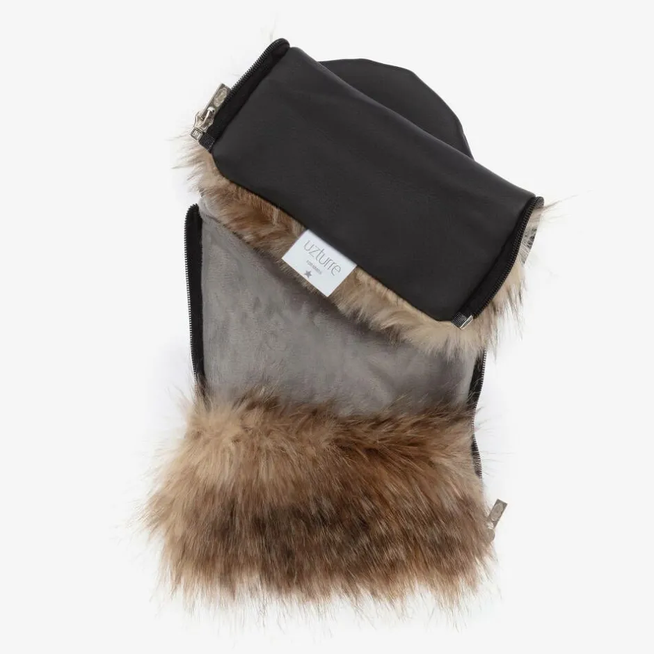 Uzturre Black Stroller Mittens New