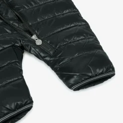 Nike Black Swoosh Logo Padded Baby Snowsuit Online