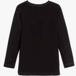 Joha Black Thermal Wool Top Discount