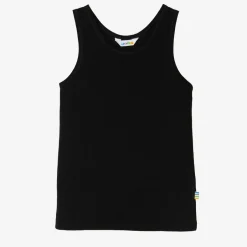 Joha Black Wool & Organic Cotton Vest Discount