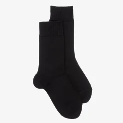 Falke Black Wool Socks Outlet