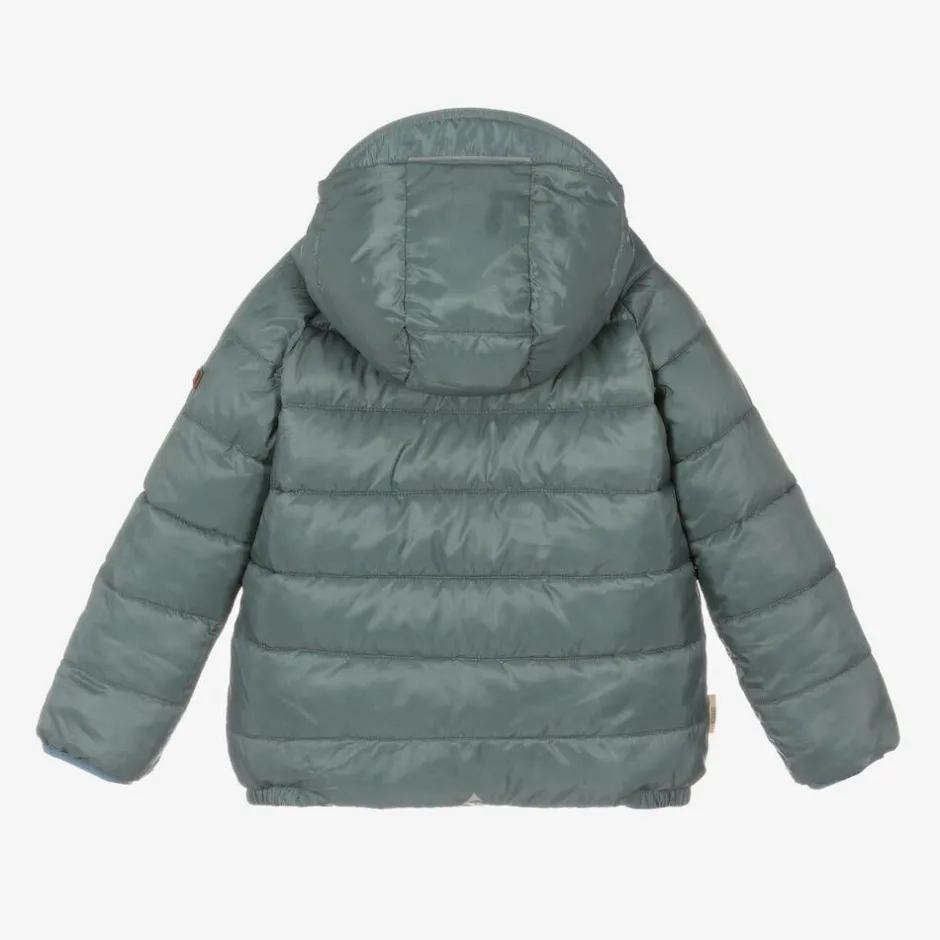Töastie Blue & Green Reversible Puffer Jacket Hot