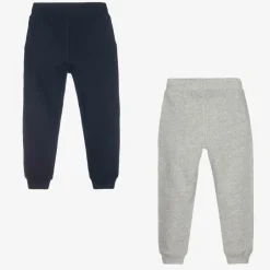 Minymo Blue & Grey Cotton Joggers (2 Pack) Discount