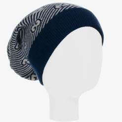 Gucci Blue & Ivory GG Wool Hat Discount