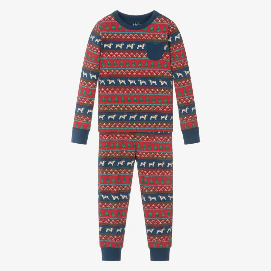 Hatley Blue & Red Christmas Pyjamas Discount