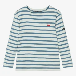 Week-end à la mer Blue & White Breton Striped Cotton Top Best