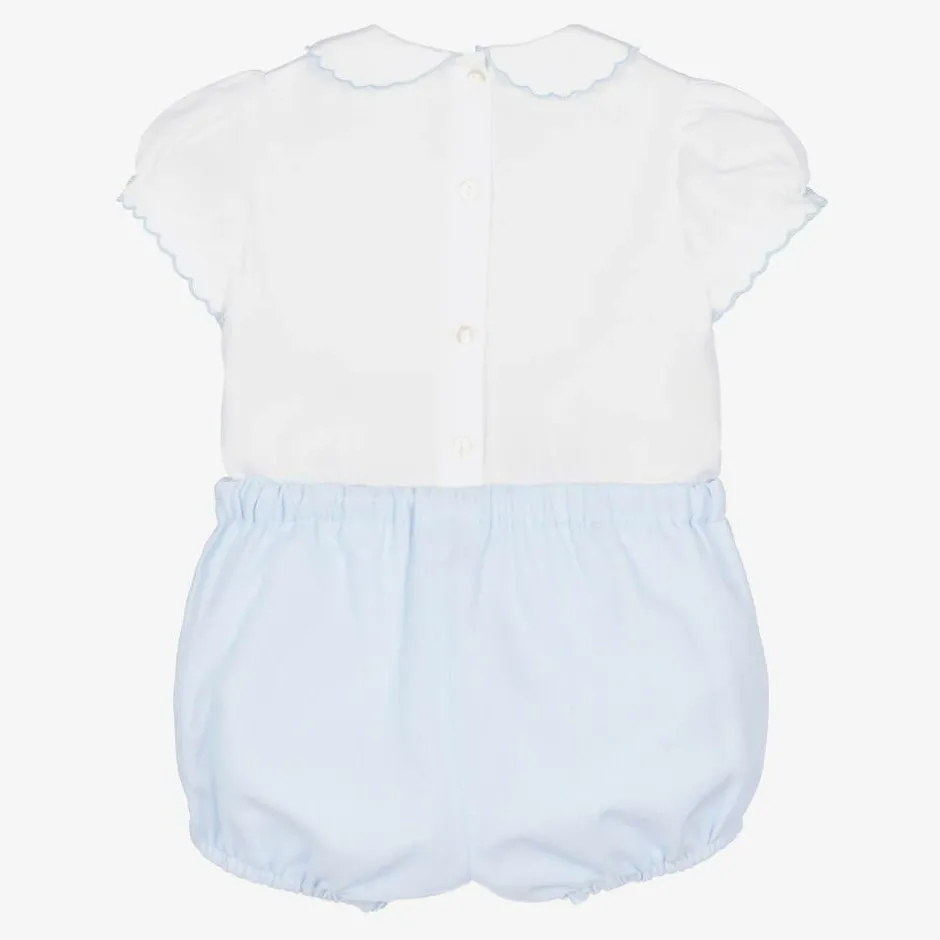 Sarah Louise Blue & White Buster Suit New