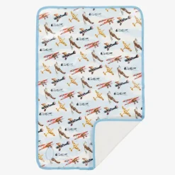 Powell Craft Blue Aeroplane Baby Changing Bag (36cm) Hot