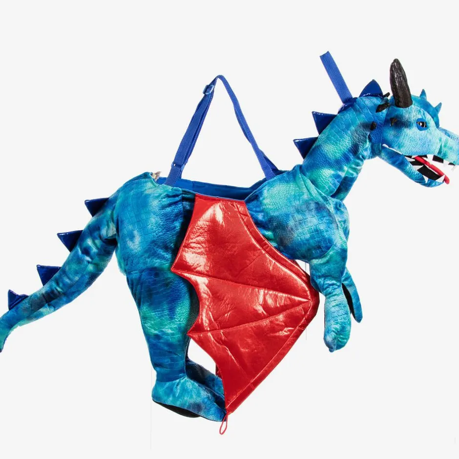 Dress Up by Design Blue & Green Dragon Costume with Red Wings Discount