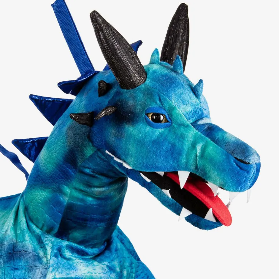 Dress Up by Design Blue & Green Dragon Costume with Red Wings Discount