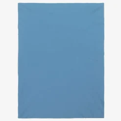 Sofija Blue & White Cotton Padded Blanket (88cm)