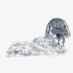 Tartine et Chocolat Blue Augustin the Rabbit Baby Comforter (25cm) New