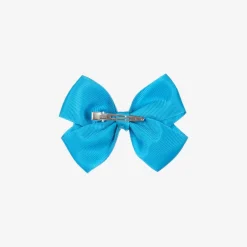 Bowtique London Blue Bow Hair Clip (10cm) Dressblue Sale