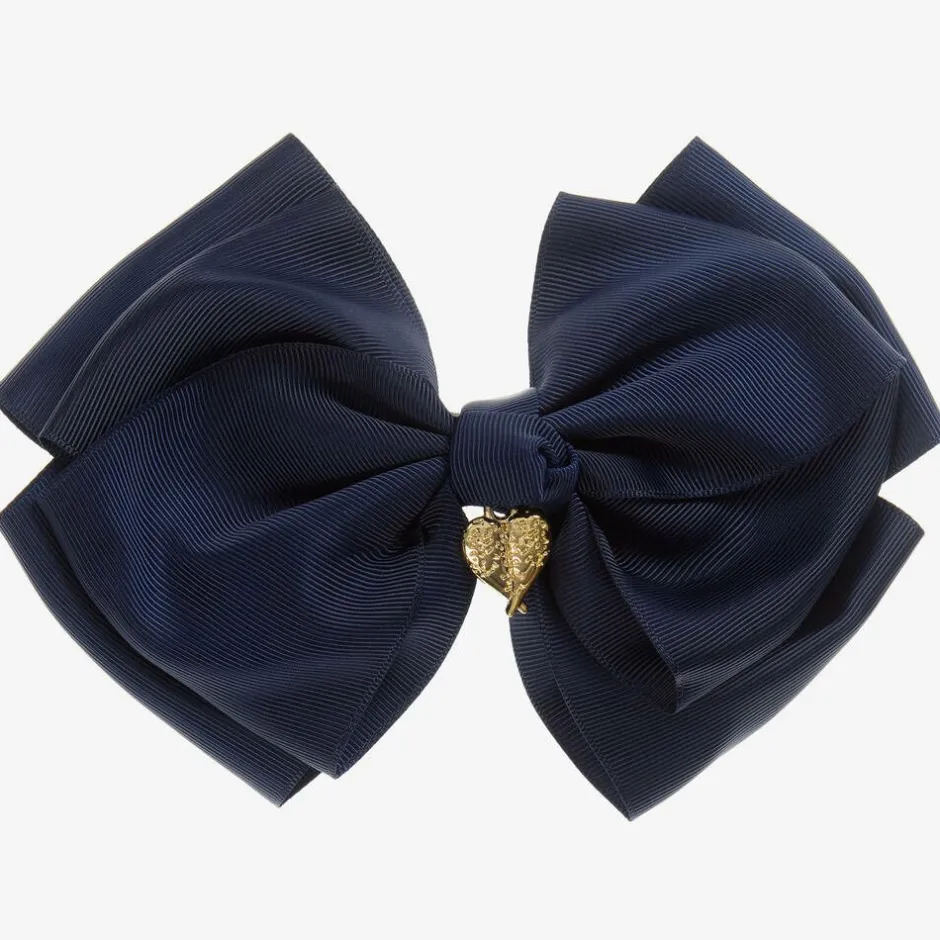 Angels Face Blue Bow Hairclip (19cm) Online