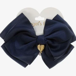Angels Face Blue Bow Hairclip (19cm) Online