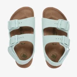 Birkenstock Blue Canvas Sandals Outlet