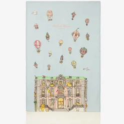 Atelier Choux Paris Blue Cashmere Blanket (120cm)