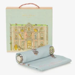 Atelier Choux Paris Blue Cashmere Blanket (120cm)