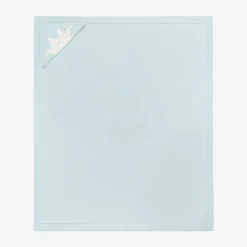 Marie-Chantal Blue Cotton & Cashmere Hooded Blanket (95cm)