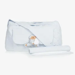 Nanán Blue Cotton Baby Changing Bag (44cm) Sale