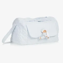 Nanán Blue Cotton Baby Changing Bag (44cm) Sale