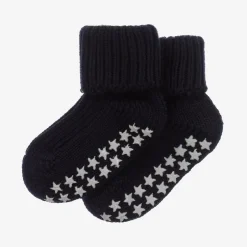 Falke Blue Cotton Baby Slipper Socks New