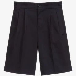 Gucci Blue Cotton Bermuda Shorts Best