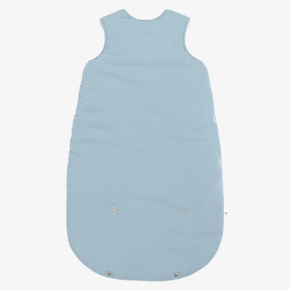 Mayoral Newborn Blue Cotton Bunny Sleeping Bag (73cm) New