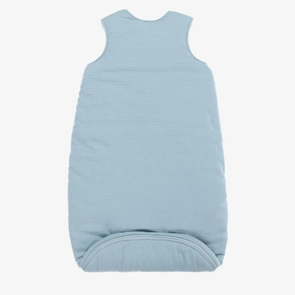 Mayoral Newborn Blue Cotton Bunny Sleeping Bag (73cm) New