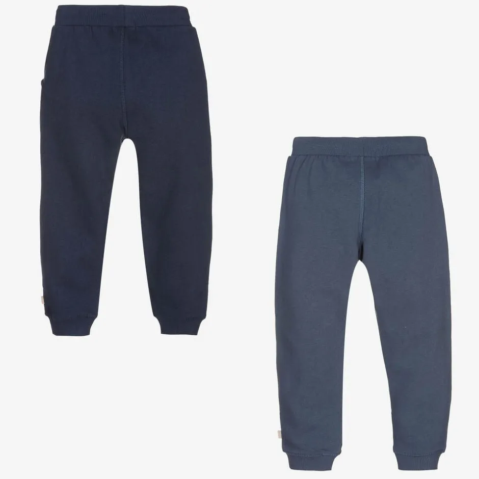 Minymo Blue Cotton Joggers (2 Pack) Outlet