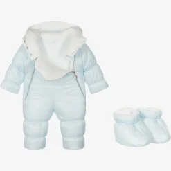 Sofija Blue Crown Baby Snowsuit Hot